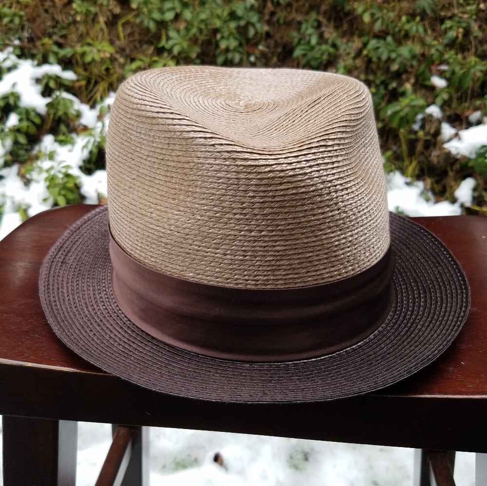 Dobbs brown vintage XL /L hat - Picture 3 of 12